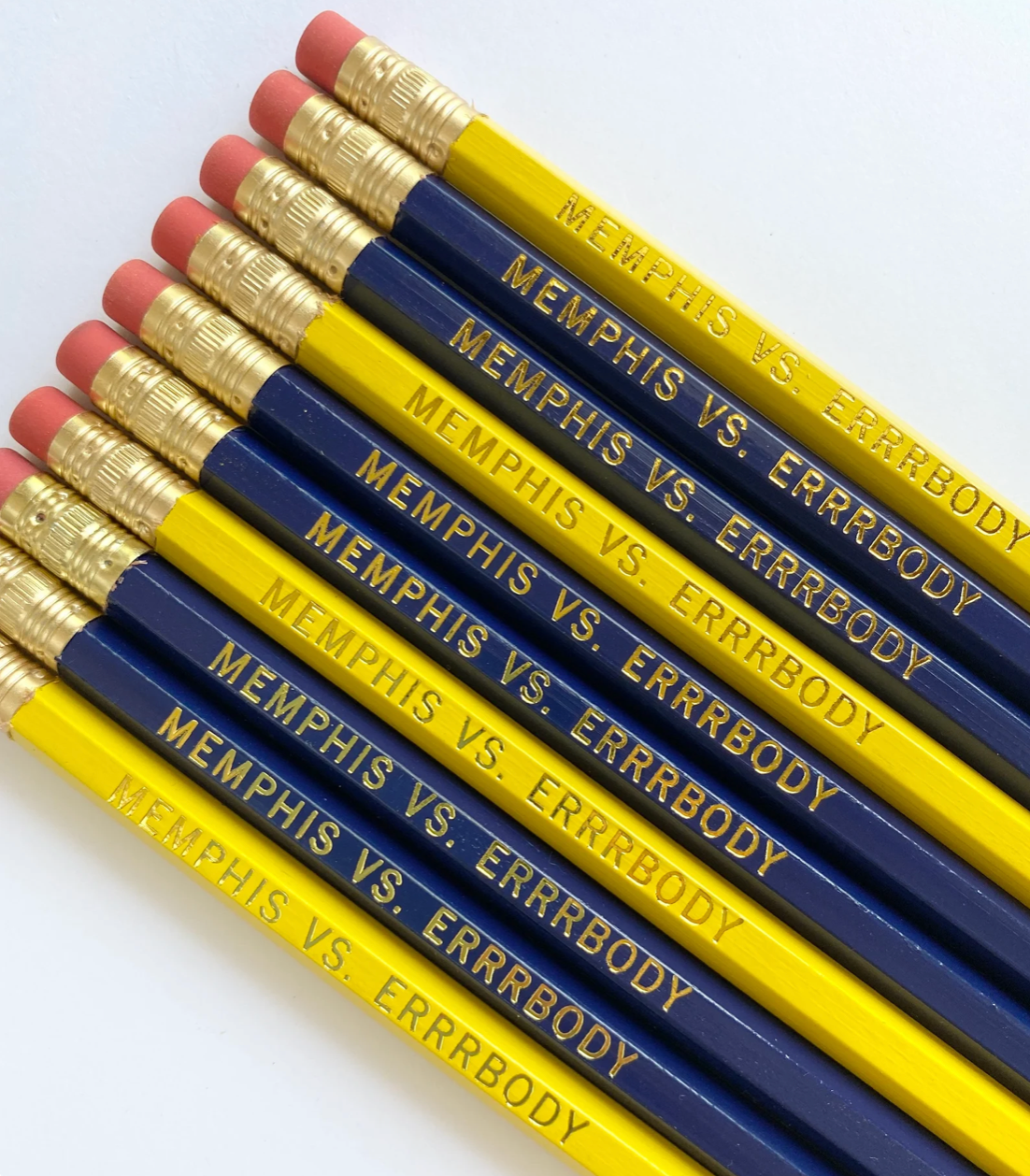 Memphis vs. Errrbody Pencil 4 Pack Memphis Grizzlies