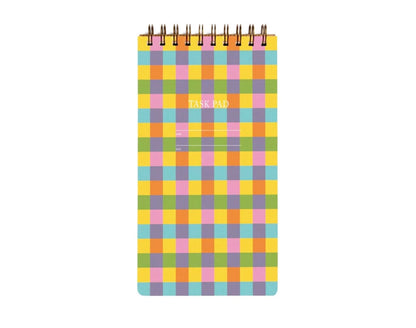 Limited Edition Lined Task Pad, Plaid - Shorthand Press
